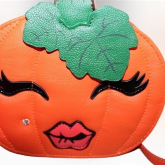 New Betsey Johnson KITSCH BETSEYLANTERN CROSSBODY ORANGE - Picture 9 of 10